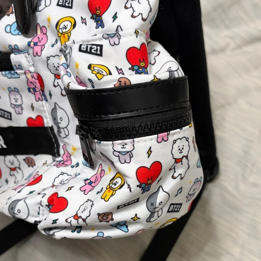 NEW BT21 Character Print Backpack - Picture 8 of 13